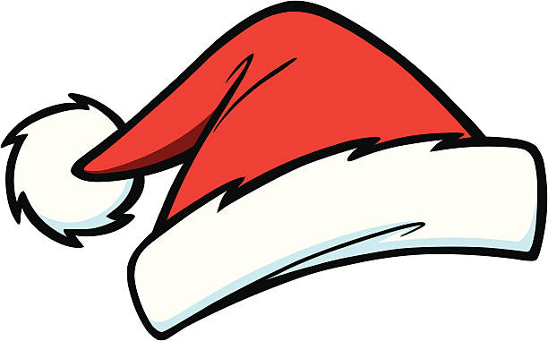 Detail Santa Hat Clipart Nomer 2