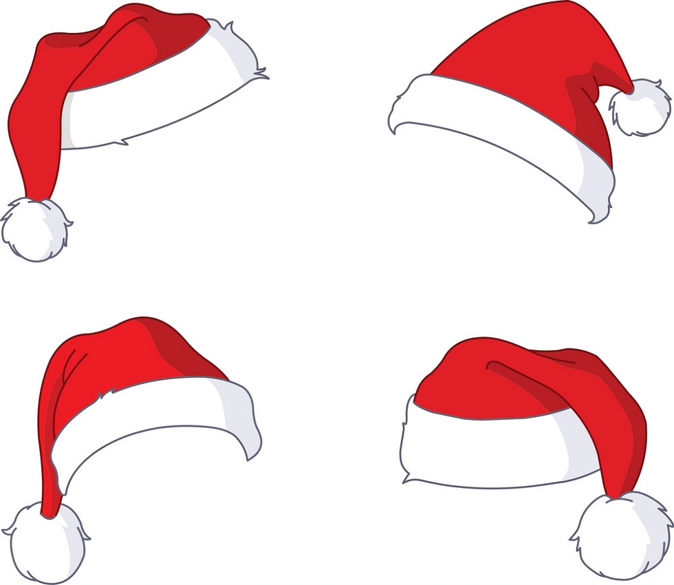 Detail Santa Hat Clipart Nomer 35