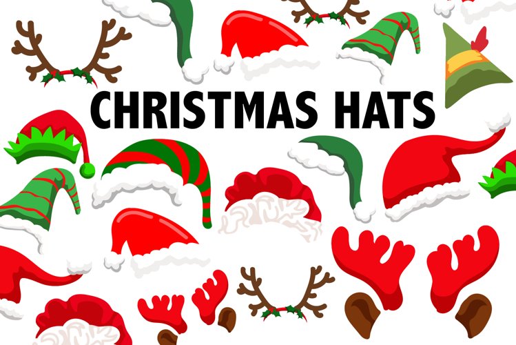 Detail Santa Hat Clipart Nomer 39