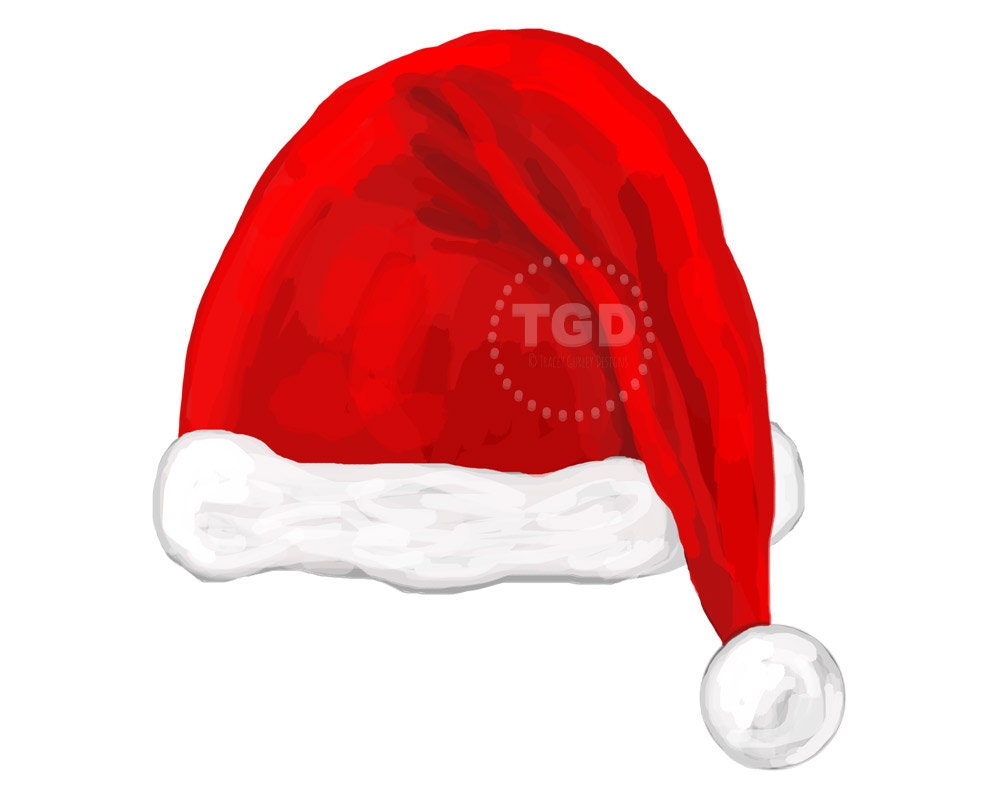 Detail Santa Hat Clipart No Background Nomer 11