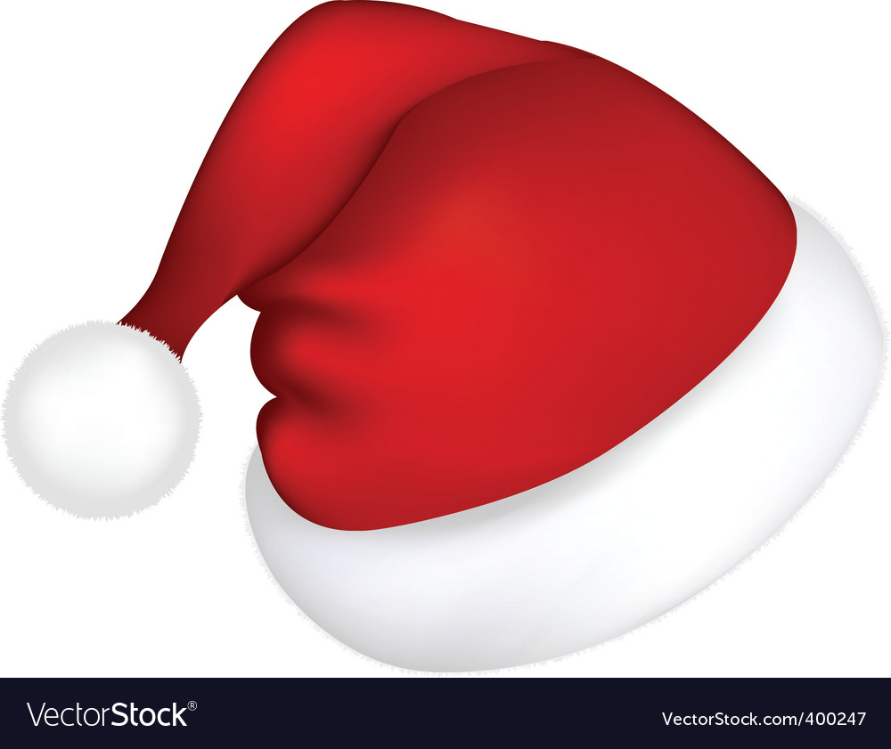 Detail Santa Hat Vector Nomer 12