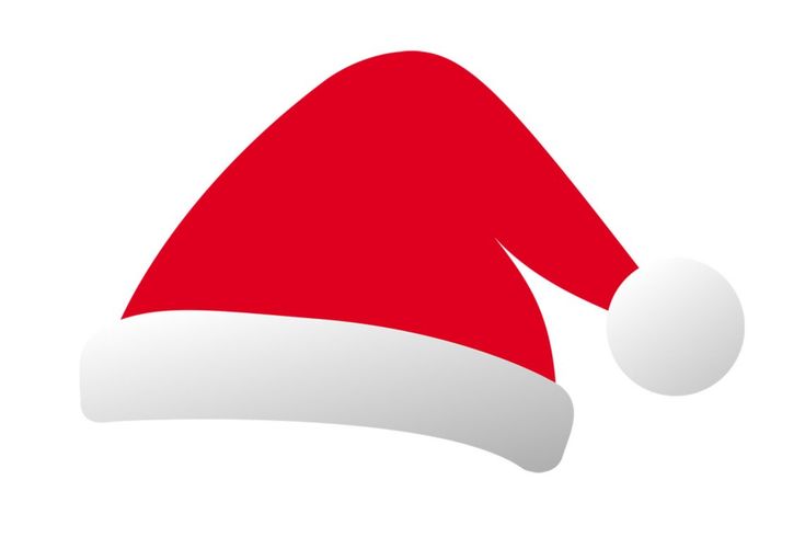 Detail Santa Hat Vector Nomer 20