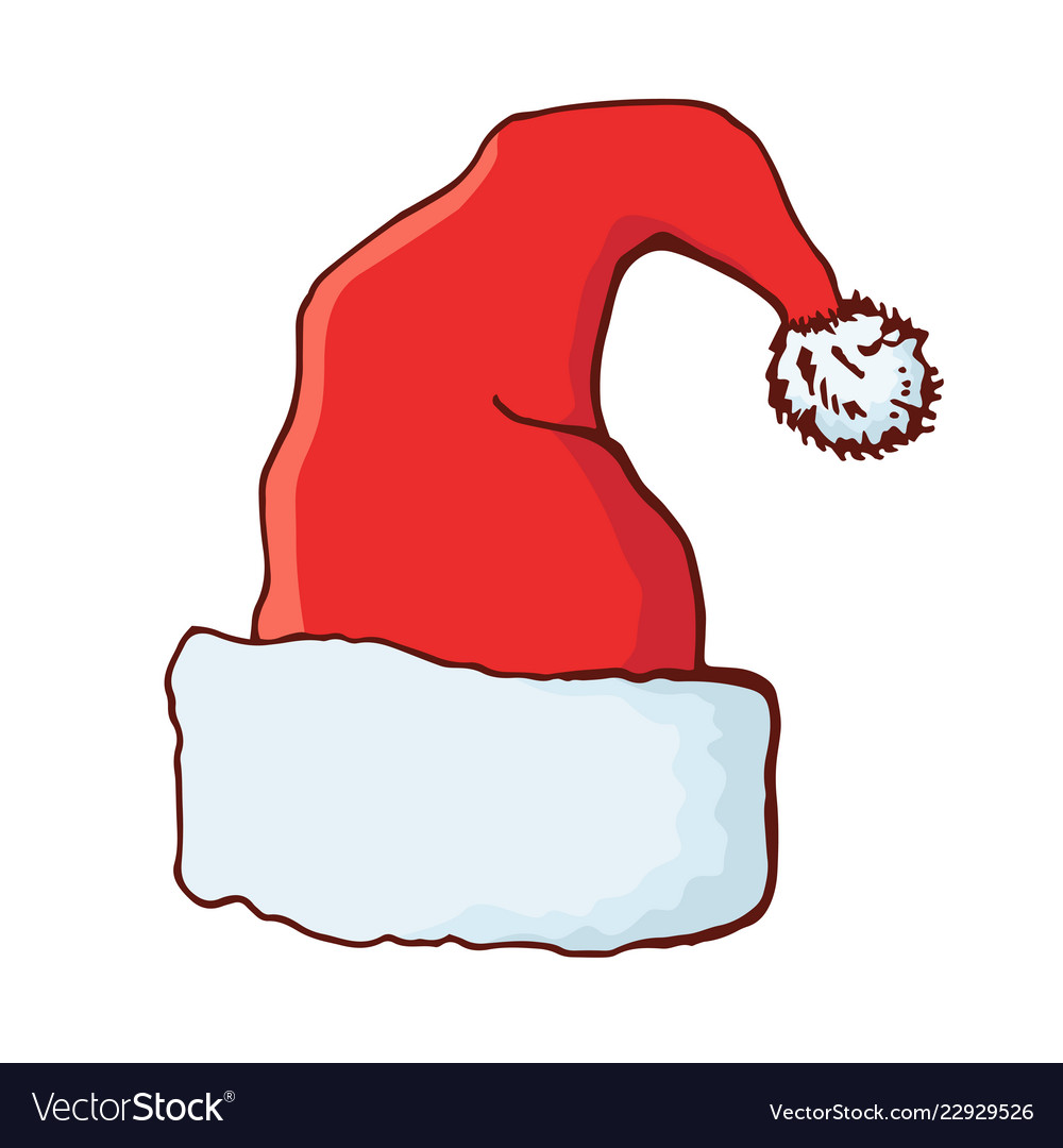 Detail Santa Hat Vector Nomer 40