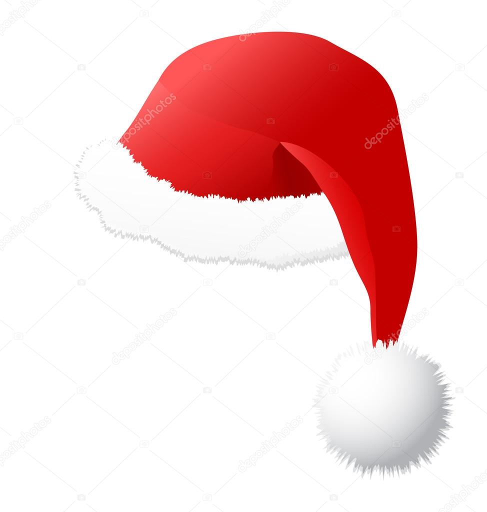 Detail Santa Hat Vector Nomer 46