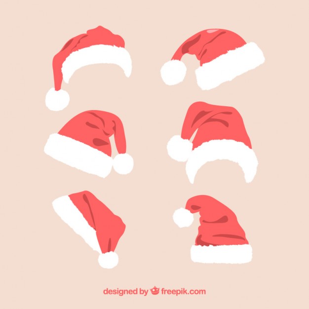 Detail Santa Hat Vector Nomer 47