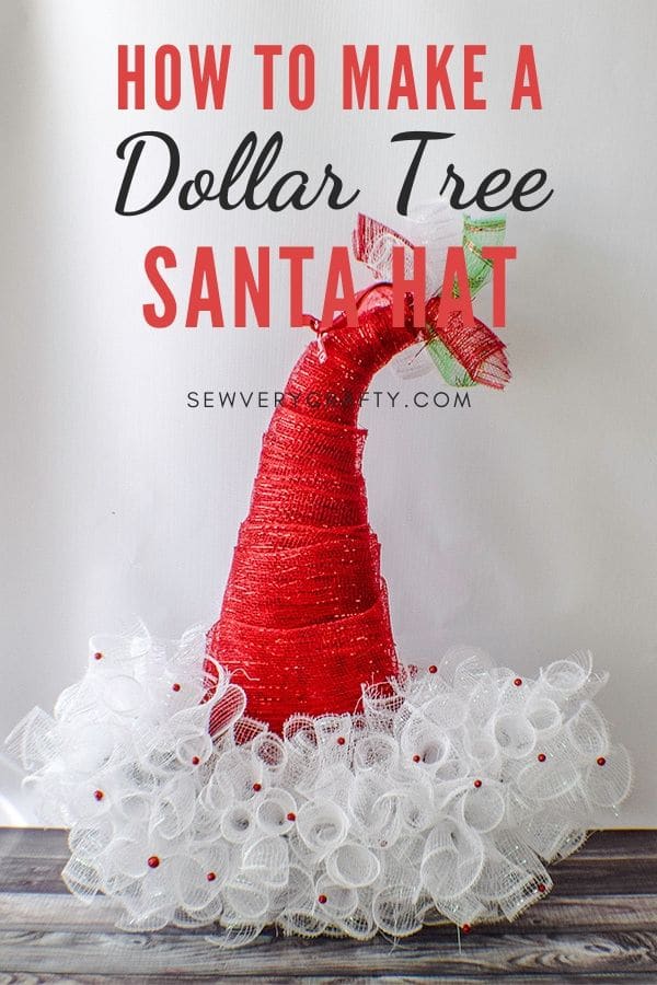 Detail Santa Hat Wreath Form Dollar Tree Nomer 2
