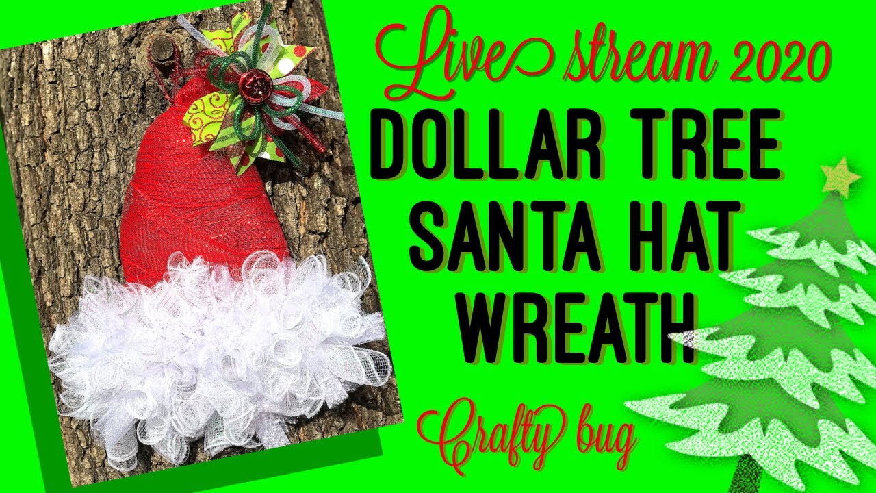 Detail Santa Hat Wreath Form Dollar Tree Nomer 4