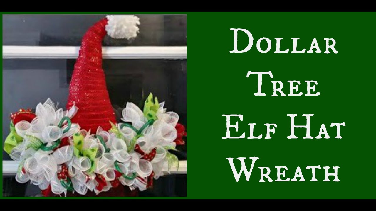 Detail Santa Hat Wreath Form Dollar Tree Nomer 5