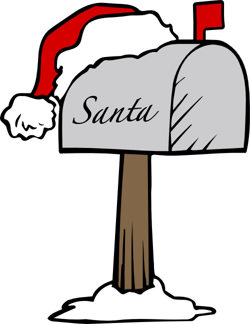 Santa Mailbox Clipart - KibrisPDR