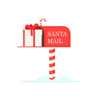 Detail Santa Mailbox Clipart Nomer 6