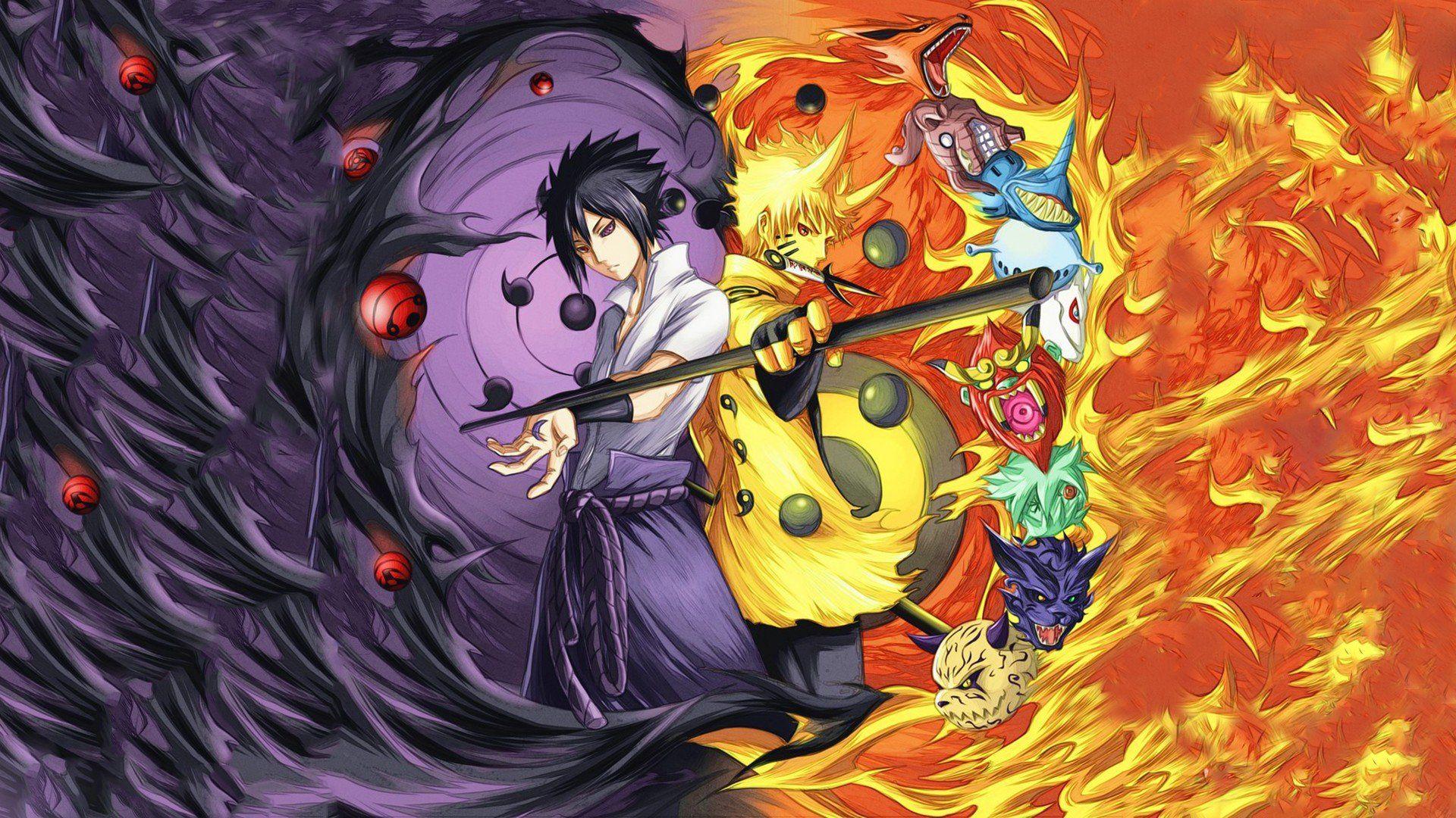 Detail Wallpaper Naruto And Sasuke Nomer 2