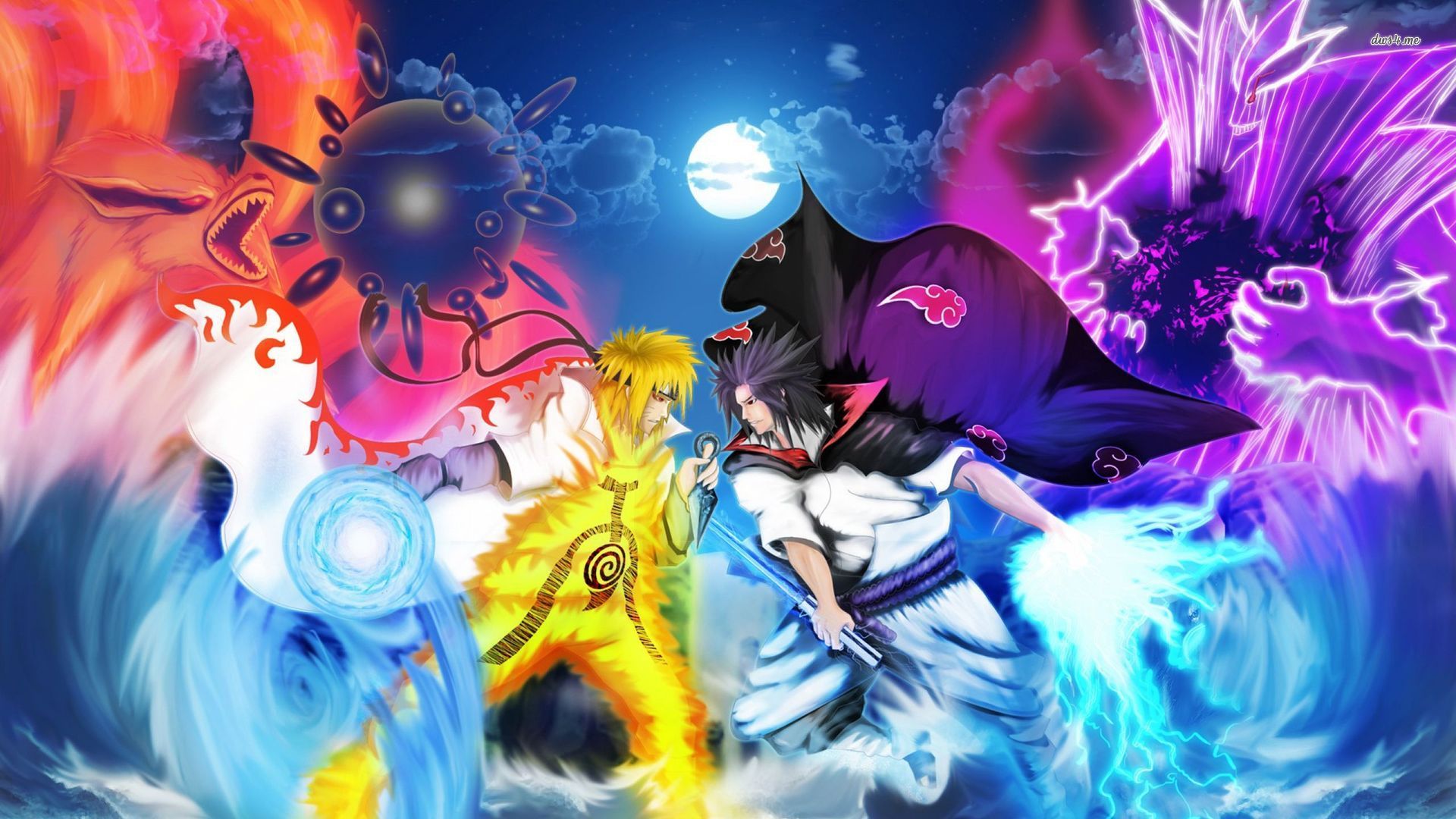 Detail Wallpaper Naruto And Sasuke Nomer 12