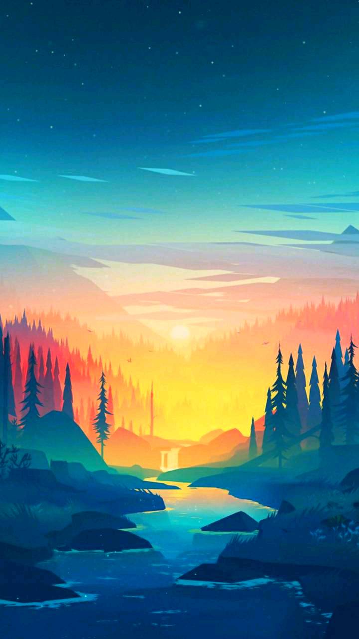 Detail Wallpaper Nature Cartoon Nomer 31