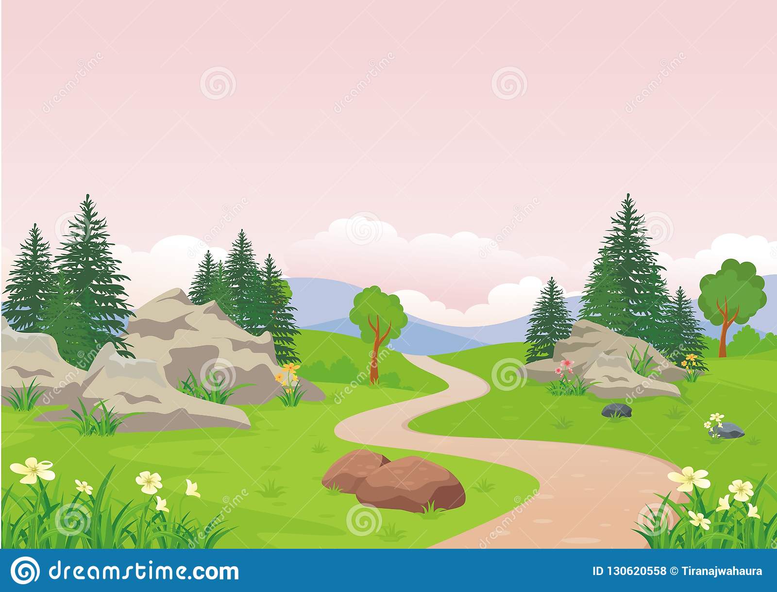 Detail Wallpaper Nature Cartoon Nomer 51