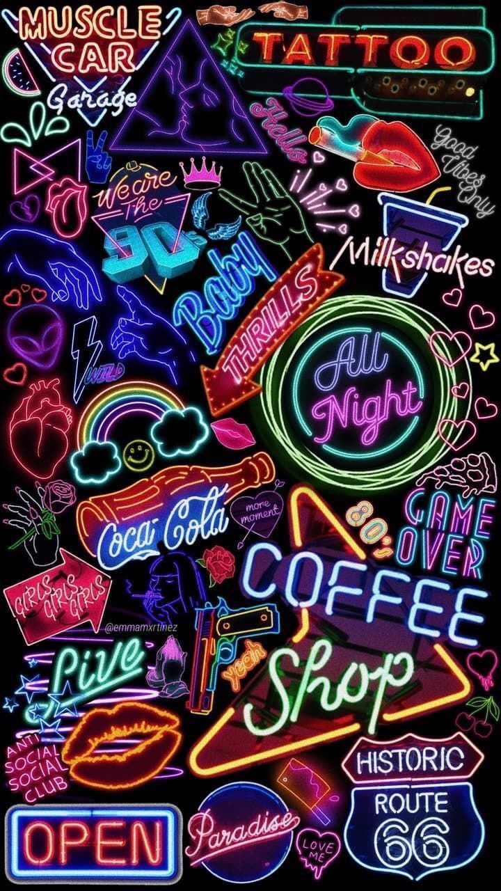 Detail Wallpaper Neon Keren Nomer 18