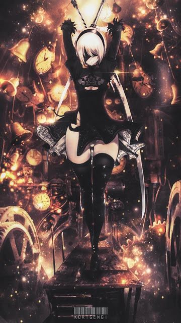 Detail Wallpaper Nier Automata 2b Fanart Nomer 50