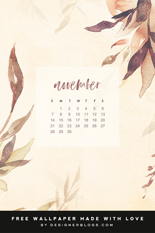 Detail Wallpaper November Nomer 34