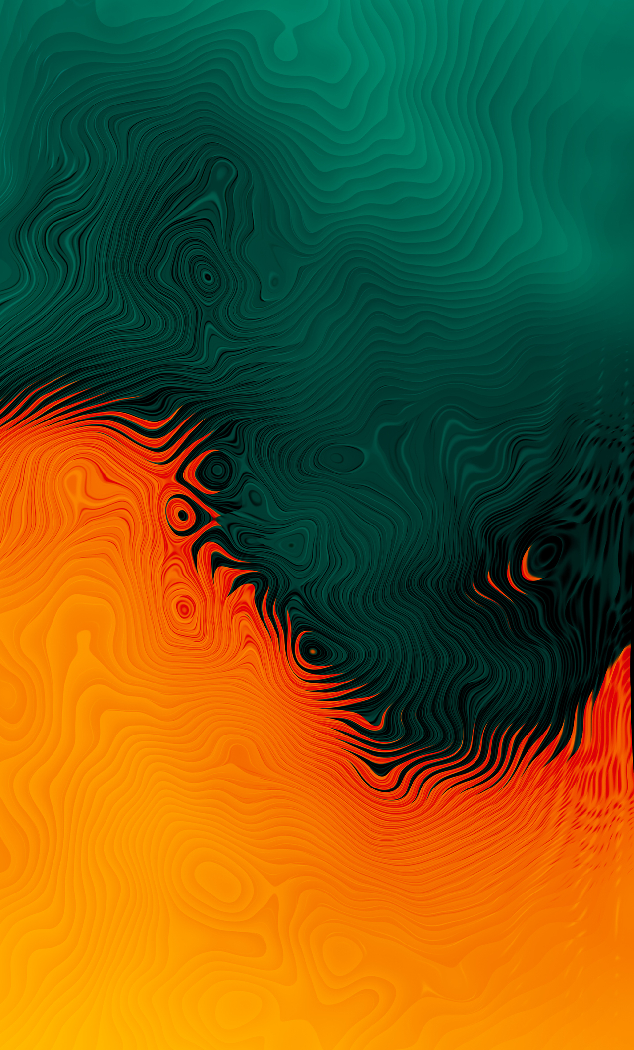 Detail Wallpaper Orange Green Nomer 12