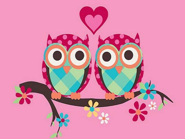 Detail Wallpaper Owl Pink Nomer 16