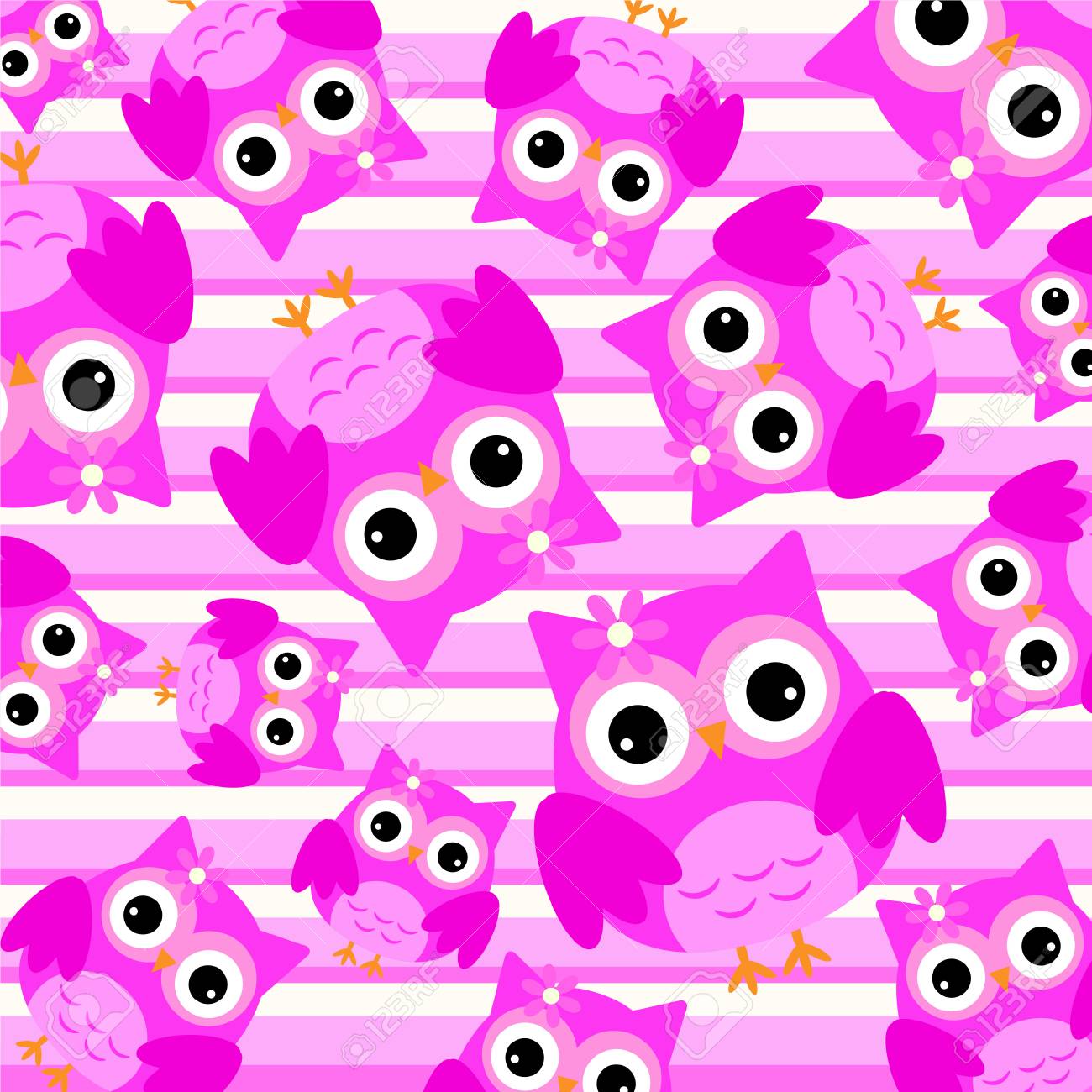 Detail Wallpaper Owl Pink Nomer 22