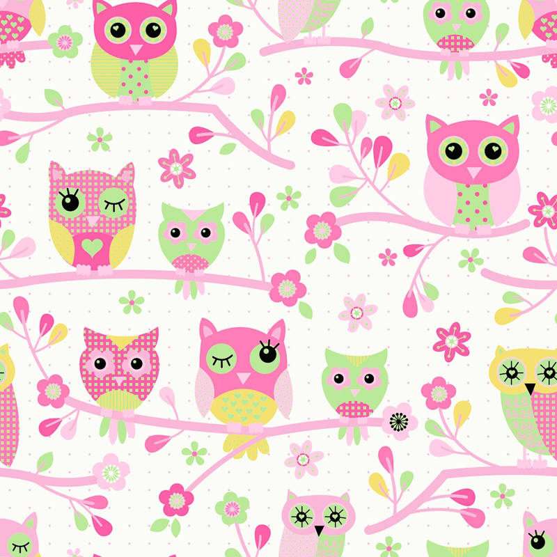 Detail Wallpaper Owl Pink Nomer 23