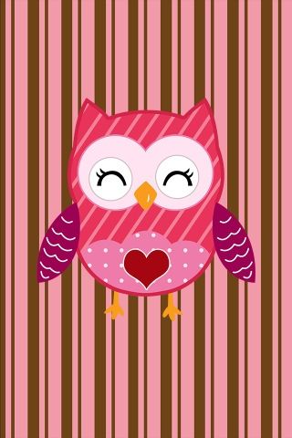 Detail Wallpaper Owl Pink Nomer 4