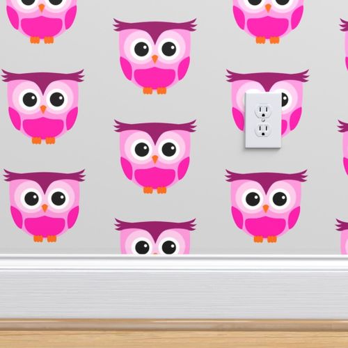 Detail Wallpaper Owl Pink Nomer 31