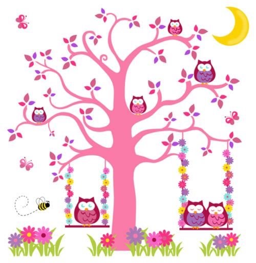 Detail Wallpaper Owl Pink Nomer 44