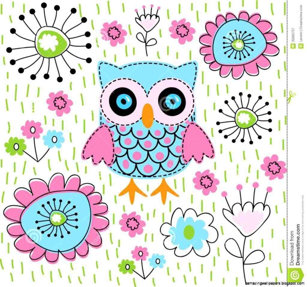 Detail Wallpaper Owl Pink Nomer 57