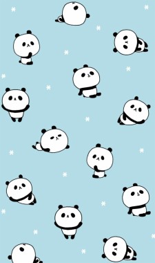 Detail Wallpaper Panda Lucu Biru Nomer 37