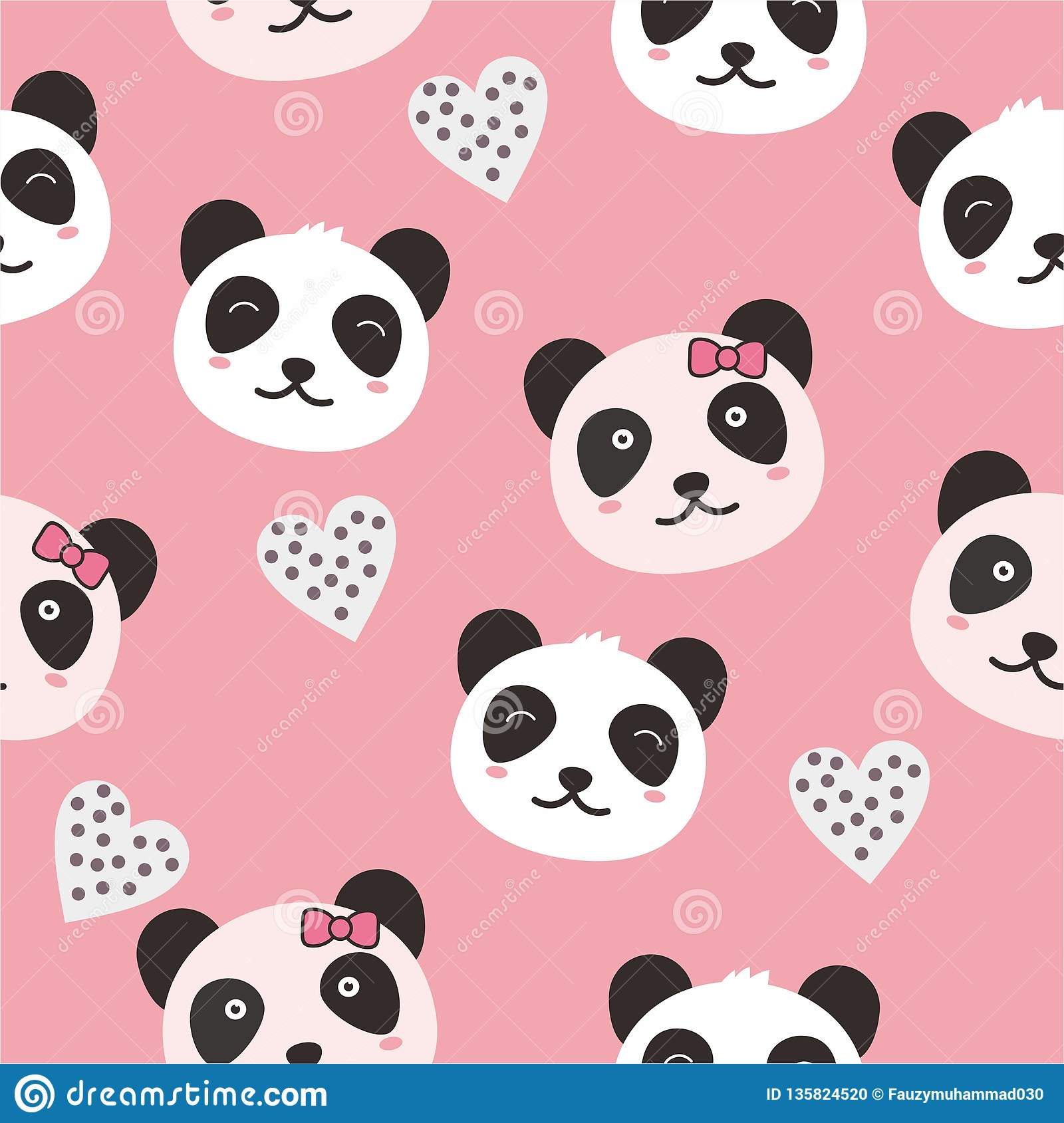 Detail Wallpaper Panda Pink Nomer 23