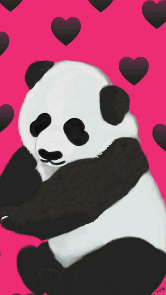 Detail Wallpaper Panda Pink Nomer 26