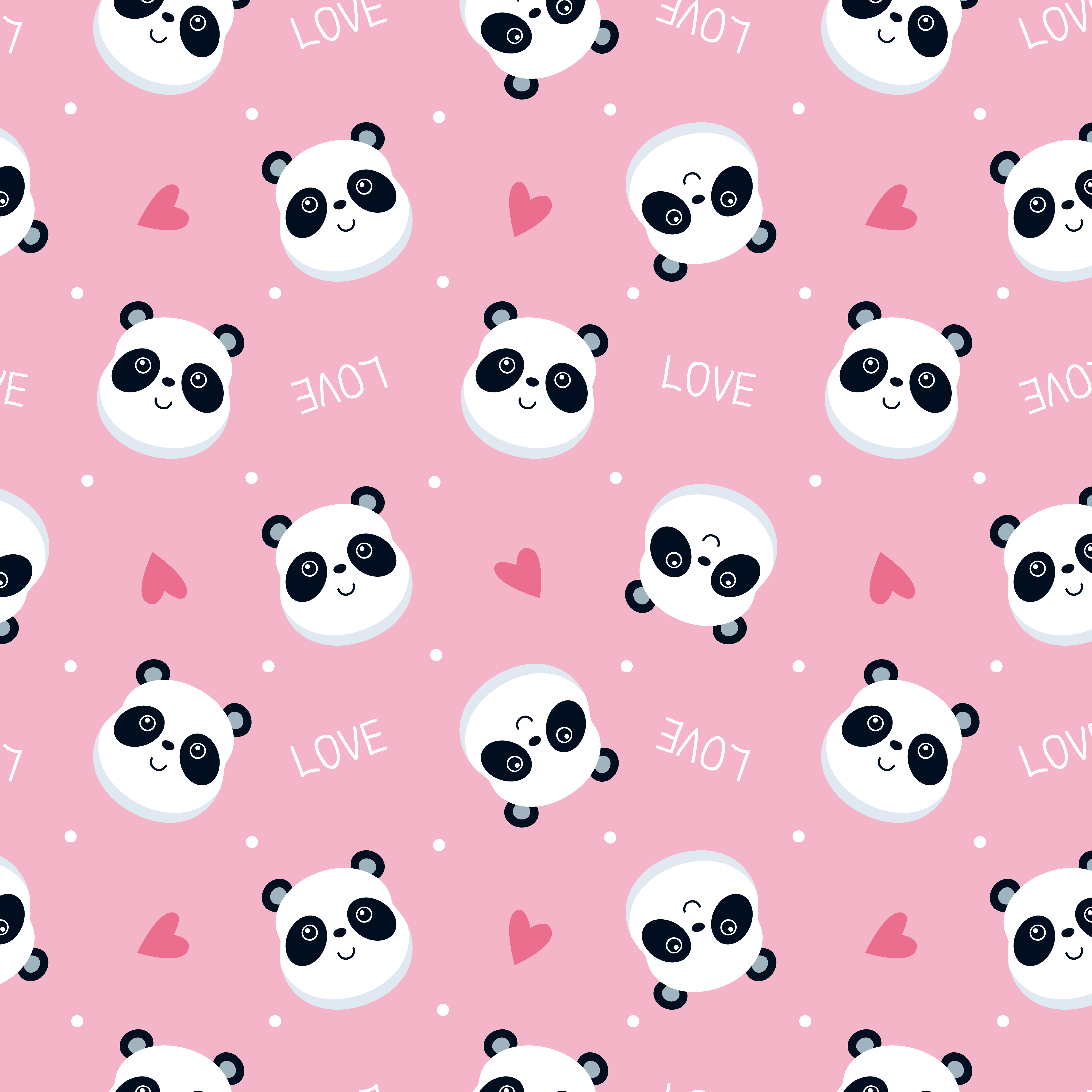 Detail Wallpaper Panda Pink Nomer 41