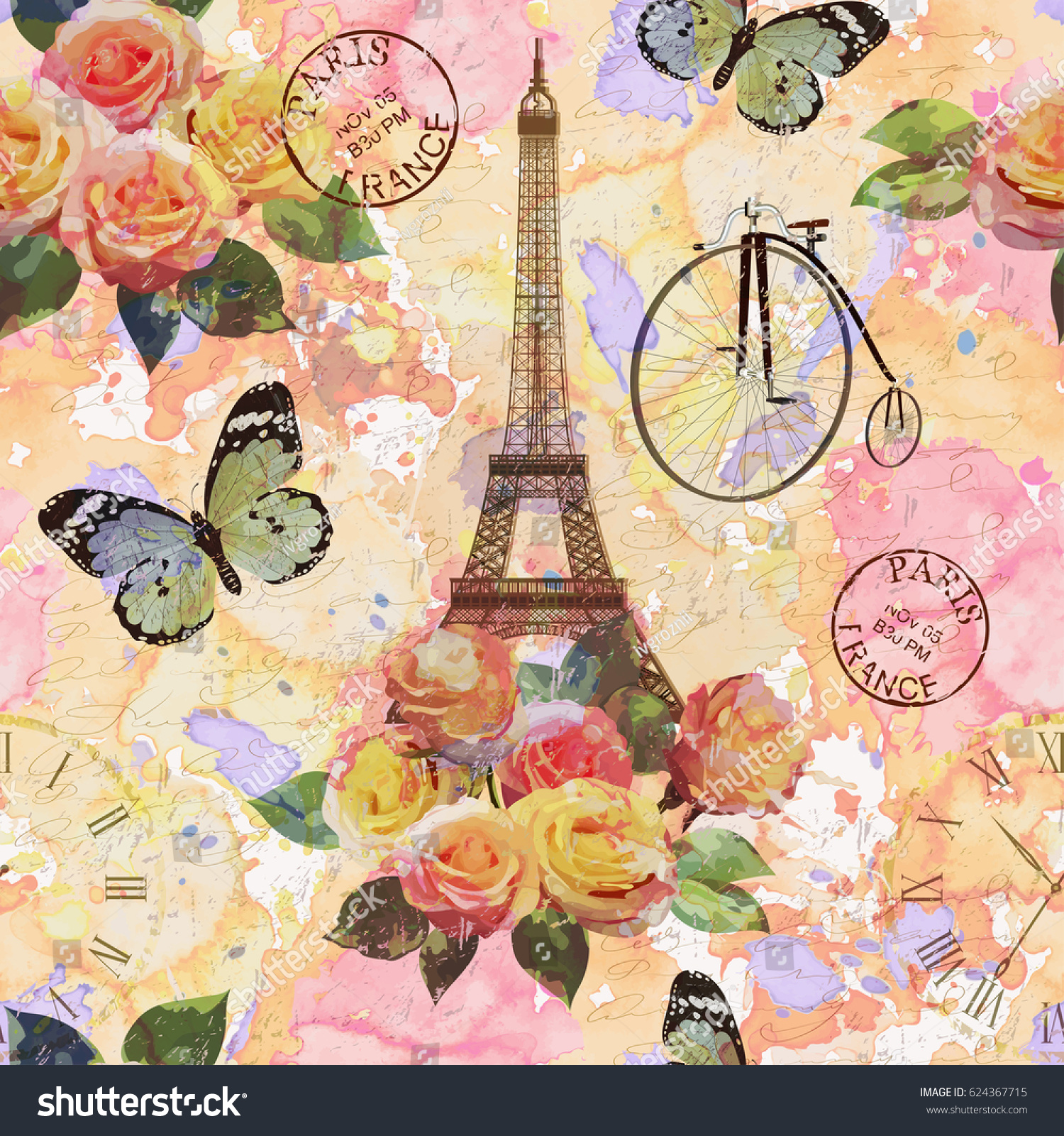 Detail Wallpaper Paris Vintage Nomer 37