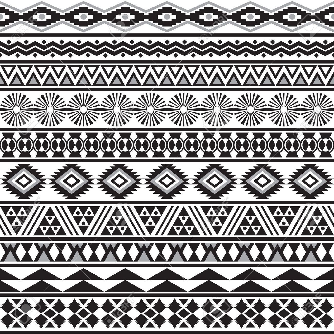 Detail Wallpaper Pattern Tribal Nomer 7