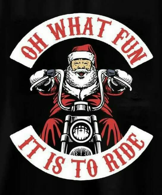 Detail Santa On A Motorcycle Clipart Nomer 35