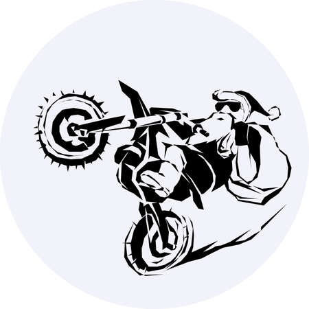 Detail Santa On Motorcycle Clipart Nomer 24