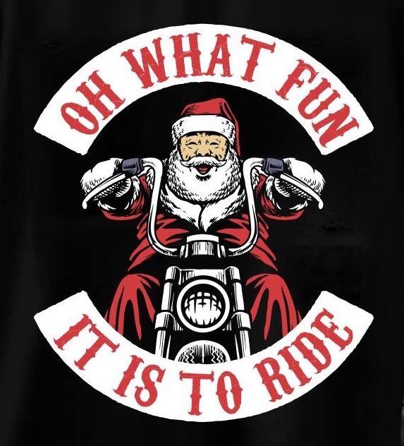 Detail Santa On Motorcycle Clipart Nomer 30