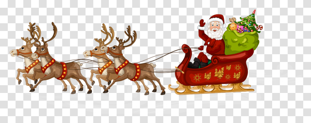 Detail Santa Reindeer Png Nomer 15