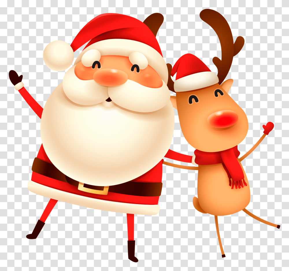 Detail Santa Reindeer Png Nomer 28