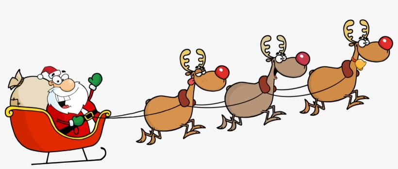 Detail Santa Reindeer Png Nomer 41