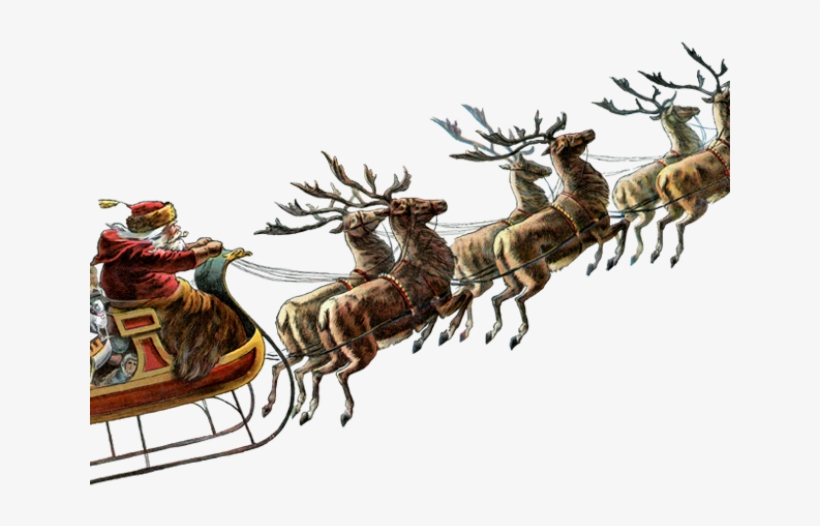 Detail Santa Reindeer Png Nomer 6