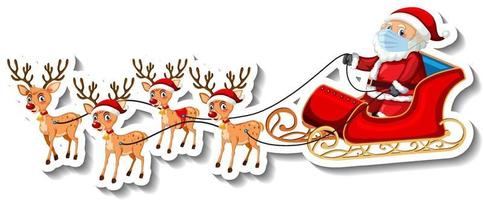 Detail Santa Sleigh And Reindeer Images Nomer 11