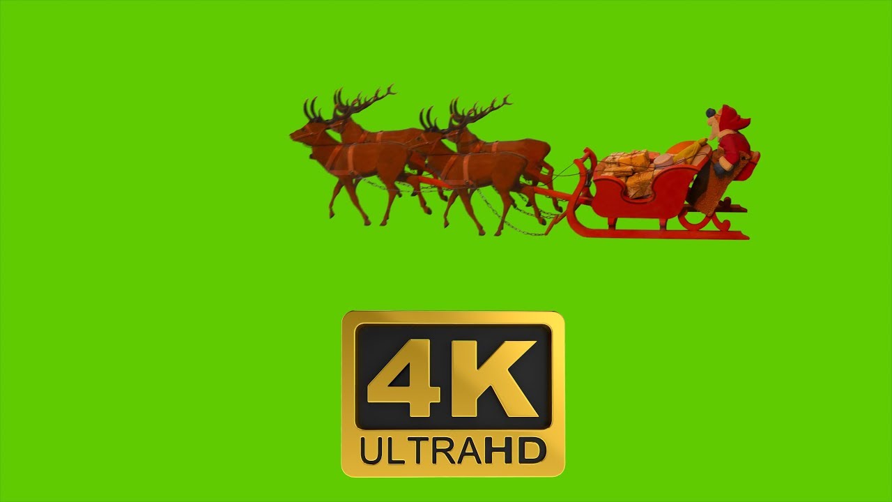 Detail Santa Sleigh Green Screen Nomer 26