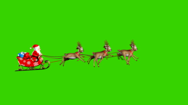 Detail Santa Sleigh Green Screen Nomer 6