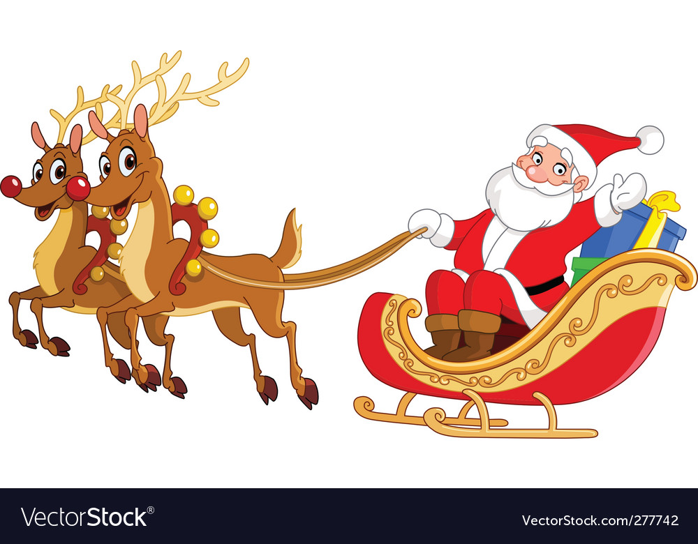 Detail Santa Sleigh Images Nomer 5