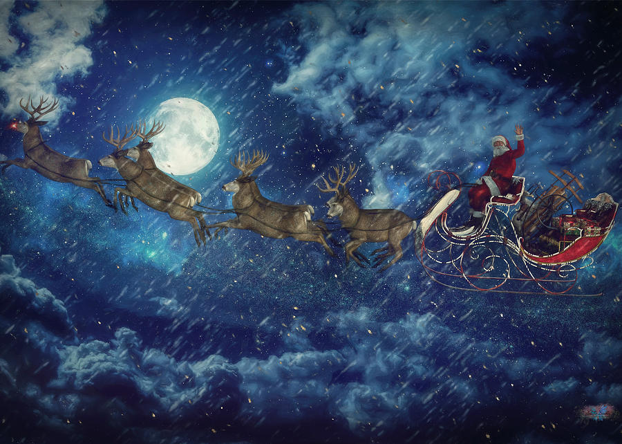 Download Santa Sleigh Images Nomer 55