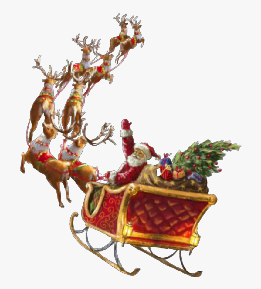 Detail Santa Sleigh Transparent Nomer 34