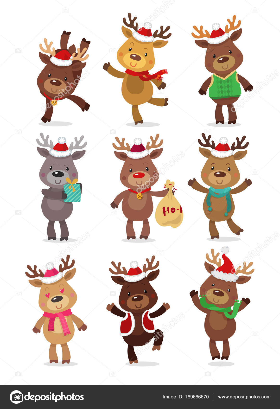 Detail Santas 9 Reindeers Nomer 38