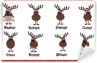 Detail Santas Reindeers Name List Nomer 24